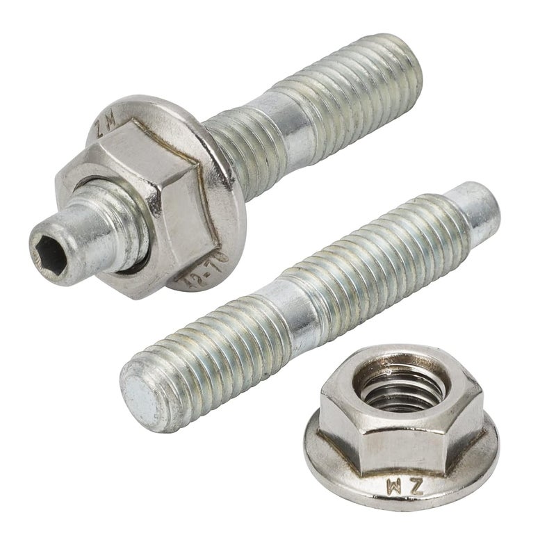 WIKIBB Exhaust Stud Bolt Nuts Kit for Honda TRX400X Sportrax 400 1999-2008 Heavy Duty Exhaust Head Pipe Stud Bolts Kit - Image 1